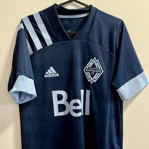 Vancouver Whitecaps 2020-2022 Away Soccer Jersey adidas Size S